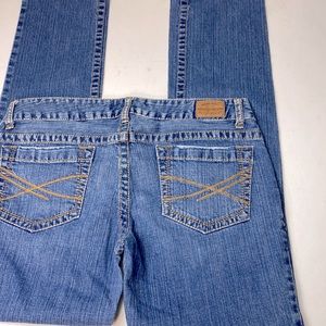 Aeropostale Women Skinny Denim Jeans With Distressed Points Size 11/12